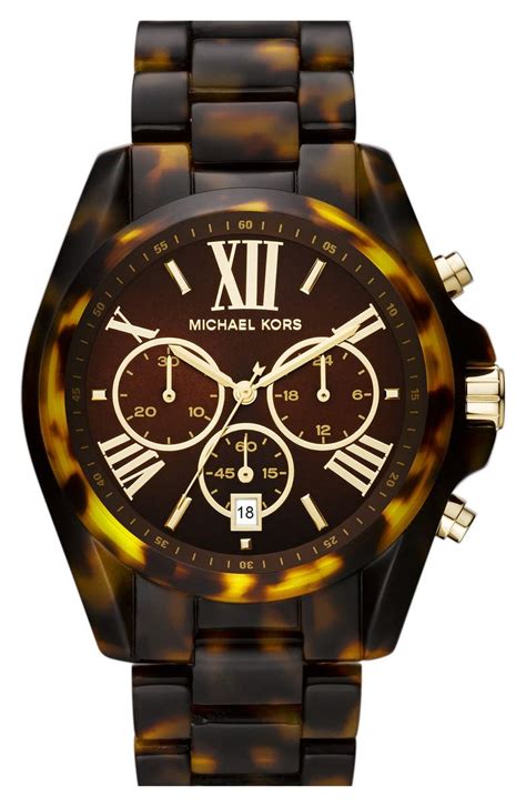 michael kors women's 43mm bradshaw chronograph watch|Michael Kors access smartwatch bradshaw.